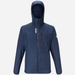 Kurtka softshell męska MILLET Parmelan Windbreaker Hoodie M czarna. Niebieskie kurtki Millet, na lato, m, z aplikacjami, z materiału, z kapturem. Za 299.00 zł.