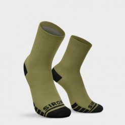 Skarpetki kolarskie Gravel unisex SIROKO GS1. Czarne skarpety SIROKO, bez wzorów, z tkaniny. Za 72.00 zł.