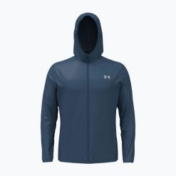 Kurtka do biegania męska Under Armour Velociti Pro Storm. Niebieskie kurtki do biegania Under Armour, m, bez wzorów, bez kaptura, do biegania. Za 459.99 zł.
