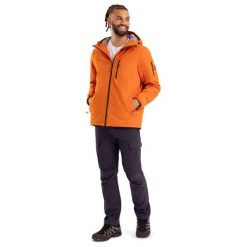 Trespass Kirkbost - Męska kurtka outdoorowa Orange Spice. Brązowe kurtki Trespass, m, bez wzorów, z puchu, bez kaptura. Za 475.99 zł.