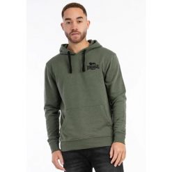 Bluza z kapturem o regularnym kroju Lonsdale Maywick. Czarne bluzy z kapturem Lonsdale, xl, bez wzorów, z dresówki, z kapturem. Za 279.00 zł.