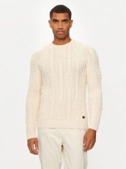 JOOP! Jeans Sweter 15 JJK-07Silano 30043085 Beżowy Modern Fit. Brązowe swetry rozpinane JOOP! Jeans, l, bez wzorów, z bawełny, bez kołnierzyka, bez ramiączek. Za 829.99 zł.