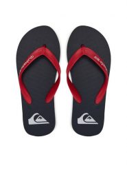Quiksilver Japonki AQYL101325 Czerwony. Czerwone japonki Quiksilver, bez wzorów, z tworzywa sztucznego. Za 89.99 zł.