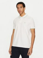 U.S. Polo Assn. Polo MUP3508 Biały Regular Fit. Białe koszulki polo U.S. Polo Assn., m, bez wzorów, z bawełny, bez kołnierzyka, bez ramiączek. Za 139.99 zł.