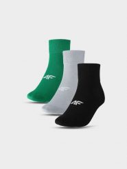 4F Skarpetki casual za kostkę (3-pack) męskie - multikolor 32-34. Skarpety 4F, bez wzorów, z bawełny. Za 49.99 zł.