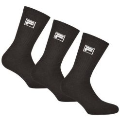 Czarne skarpetki unisex Fila 3-pak rozmiar 35-38. Czarne skarpety Fila, bez wzorów. Za 131.99 zł.