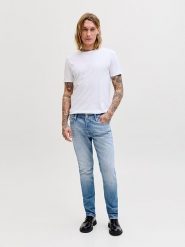 Jack & Jones Dżinsy "Glenn" - Skinny fit - w kolorze błękitnym rozmiar: W30/L32. Niebieskie jeansy Jack & Jones, l. Za 153.71 zł.