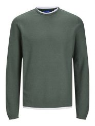 Jack & Jones Sweter w kolorze zielonym rozmiar: S. Zielone swetry nierozpinane Jack & Jones, s, bez wzorów, z bawełny, bez kołnierzyka, bez ramiączek. Za 74.28 zł.