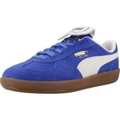 Buty PUMA YELLOW PREMIUM SUEDE Niebieski. Niebieskie buty trekkingowe Puma, bez wzorów, z tkaniny, bez zapięcia. Za 280.90 zł.
