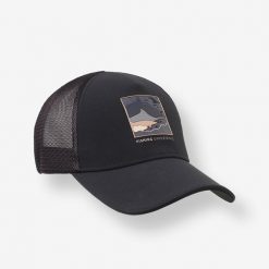 Czapka wędkarska z daszkiem Caperlan 900 wodoodporna. Brązowe czapki z daszkiem CAPERLAN, bez wzorów, z tkaniny. Za 49.99 zł.