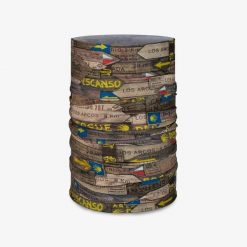 Chusta wielofunkcyjna Buff Coolnet UV+. Brązowe szaliki Buff, bez wzorów. Za 70.99 zł.