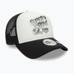 Czapka z daszkiem New Era Superbowl Trucker Las Vegas Raiders. Czarne czapki z daszkiem New Era, na zimę, bez wzorów. Za 139.99 zł.
