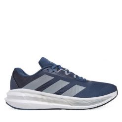Buty do biegania adidas. Niebieskie buty do biegania Adidas, bez wzorów, bez zapięcia, do biegania. Za 229.99 zł.