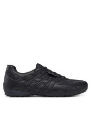 Geox Sneakersy U55MNB-00046 Czarny. Czarne buty sportowe casual Geox, bez wzorów, ze skóry, bez zapięcia. Za 499.99 zł.
