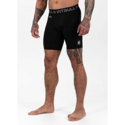 Spodenki męskie Pitbull kompresyjne Performance Pro Plus New Logo. Czarne odzież kompresyjna PITBULL, na lato, m, bez wzorów. Za 139.00 zł.