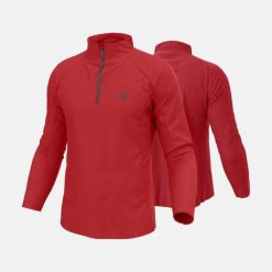 Polar zapinany na zamek błyskawiczny Rossignol Blackside. Czerwone bluzy z polaru Rossignol, m, bez wzorów, z polaru, narciarskie. Za 470.50 zł.