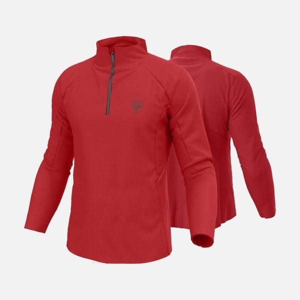 Polar zapinany na zamek błyskawiczny Rossignol Blackside. Czerwone bluzy z polaru Rossignol, m, bez wzorów, z polaru, narciarskie. Za 482.50 zł.