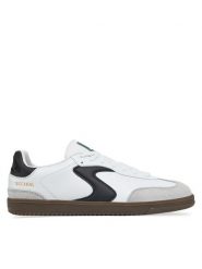 Skechers Sneakersy Hotshot - Pyke 254150/WBK Biały. Białe buty sportowe casual Skechers, bez wzorów, ze skóry, bez zapięcia. Za 199.99 zł.