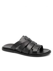 Gino Rossi Klapki MARCELLO-03 MB Czarny. Czarne klapki Gino Rossi, ze skóry. Za 179.99 zł.