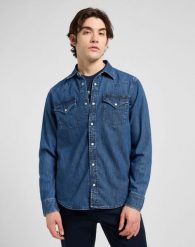 MESKA KOSZULA LEE REGULAR WESTERN SHIRT ROARING RAPID 112370562. Koszule Lee, m, bez wzorów, bez kołnierzyka, bez ramiączek. Za 169.99 zł.