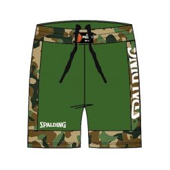Spodenki koszykarskie Spalding Reversible Dwustronne. Brązowe szorty Spalding, l, bez wzorów, sportowe. Za 121.95 zł.