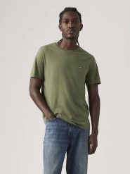Levi's Koszulka w kolorze khaki rozmiar: L. Brązowe bezrękawniki Levi's®, l, bez wzorów, z bawełny, bez kołnierzyka, bez ramiączek. Za 69.45 zł.