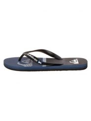 Quiksilver Japonki "Molokai" w kolorze czarnym rozmiar: 45. Czarne japonki Quiksilver, bez wzorów. Za 70.90 zł.