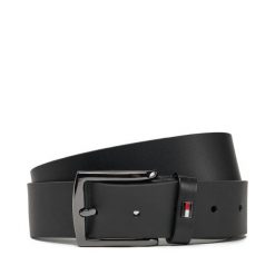 Pasek Męski Tommy Hilfiger. Czarne paski Tommy Hilfiger, bez wzorów. Za 179.99 zł.