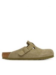 Birkenstock Klapki Boston 1025788 Khaki. Brązowe klapki Birkenstock, ze skóry. Za 694.99 zł.