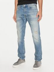 Replay Jeansy M1008P.000.727744R Niebieski Slim Fit. Niebieskie jeansy Replay, m. Za 339.99 zł.