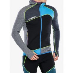Bluza z kapturem męska Crazy Pull Resolution. Szare bluzy Crazy, na zimę, m, bez wzorów, z kapturem. Za 881.99 zł.
