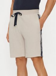 Emporio Armani Underwear Szorty sportowe 111004 4R571 03155 Beżowy Regular Fit. Brązowe krótkie spodenki sportowe Emporio Armani Underwear, m, bez wzorów, z bawełny. Za 569.99 zł.