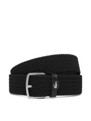 Lacoste Pasek Męski RC4100 Czarny. Czarne paski LACOSTE, bez wzorów, ze skóry. Za 269.99 zł.