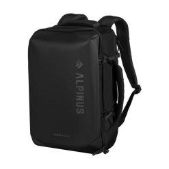 Plecak jak walizka Alpinus Caparao 30 l. Czarne walizki Alpinus, bez wzorów, z materiału, duże. Za 349.00 zł.