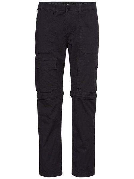Camel Active Bojówki Zipp-Off - Relaxed fit - w kolorze granatowym rozmiar: W34/L32. Niebieskie joggery i bojówki Camel Active, l, bez wzorów. Za 223.46 zł.