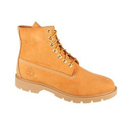 Buty zimowe męskie, Classic 6 In WP Boot. Żółte buty turystyczne Timberland, na zimę, bez wzorów, bez zapięcia, trekkingowe. Za 867.00 zł.
