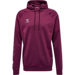 Bawełniana bluza z kapturem Hummel Move Grid. Fioletowe bluzy z kapturem Hummel, s, bez wzorów, z bawełny, z kapturem. Za 256.85 zł.