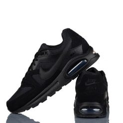 Buty Męskie Sportowe Nike Air Max Command Całe Czarne 629993 020 R-40,5. Czarne buty do biegania Nike, bez wzorów, bez zapięcia, do biegania, nike air max. Za 526.20 zł.