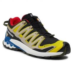 Buty do biegania męskie Salomon Xa Pro 3d V9 Gtx. Czarne buty do biegania Salomon, bez wzorów, z materiału, bez zapięcia, do biegania. Za 729.00 zł.