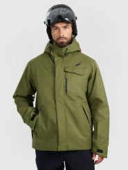 4F Kurtka narciarska membrana 10000 męska - khaki 3XL. Brązowe kurtki narciarskie i snowboardowe 4F, m, bez wzorów, z materiału, narciarskie. Za 699.99 zł.