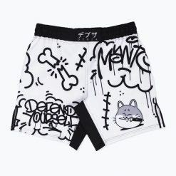 Spodenki treningowe MANTO Debza. Białe krótkie spodenki sportowe Manto, bez wzorów. Za 179.99 zł.