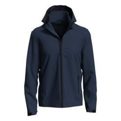 Męska Kurtka Lux Soft Shell. Niebieskie kurtki Stedman, m, bez wzorów, bez kaptura. Za 374.99 zł.