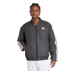 Kurtka z dresu adidas Essentials Climawarm. Czarne kurtki Adidas, na zimę, m, bez wzorów, z dresówki, bez kaptura, ClimaWarm (Adidas). Za 338.00 zł.