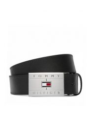 Tommy Hilfiger Pasek Th Flag Plaque Belt AM0AM14322 Brązowy. Brązowe paski Tommy Hilfiger, bez wzorów, ze skóry. Za 249.99 zł.
