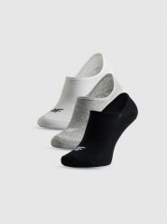 4F Skarpetki stopki (3-pack) męskie - multikolor 39-42. Skarpety 4F, bez wzorów, z bawełny. Za 49.99 zł.