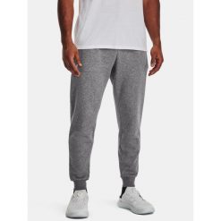 Spodnie Męskie Under Armour Dresowe Joggery Sportowe Rival Fleece 4xl. Szare spodnie treningowe długie Under Armour, m, bez wzorów, z dresówki. Za 299.99 zł.