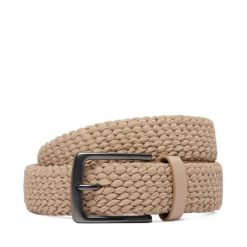 Pasek Calvin Klein. Brązowe paski CALVIN KLEIN, bez wzorów, casualowe. Za 249.99 zł.