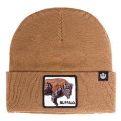 Czapka Beanie Goorin Bros Buffle Off Beige. Brązowe czapki zimowe Goorin Bros, bez wzorów. Za 181.89 zł.