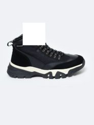 Buty męskie trekkingowe ze skóry naturalnej czarne OO174182 906. Czarne buty trekkingowe BIG STAR, bez wzorów, ze skóry, bez zapięcia. W wyprzedaży za 279.99 zł.