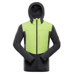 Bluza męska trekkingowa z kapturem Alpine Pro Zoll. Zielone bluzy z kapturem Alpine Pro, m, bez wzorów, z materiału, z kapturem. Za 319.00 zł.